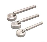 SiSinkal Kit d'outils de pose de rivets en acier pour rivets doubles et simples, outil à main essentiel pour les loisirs créatifs en cuir, comprend un poinçon et une base pour tailles de 6 mm, 8 mm