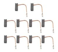 SiSinkal Lot de 10 balais de charbon compatibles avec meuleuse d'angle Bosch GWS 17-125 CIE, numéro de pièce 1607000V37, 5,5 x 11 x 15 mm pour modèles GWS 13-125