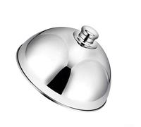 SiSinkal Lot de 10 couvercles alimentaires en métal en forme de dôme avec bouton ergonomique, cloche épaisse et résistante à la rouille pour protection contre la poussière dans la cuisine, pour la