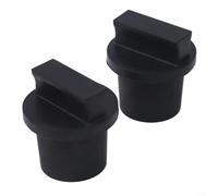 SiSinkal Lot de 2 Bouchons de vidange en Caoutchouc pour réservoir d'eau - Pièce de Rechange pour rameur d'eau avec Bague d'étanchéité Haute Performance - Design hermétique - 26 mm de diamètre - Noir
