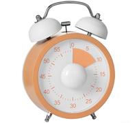 SiSinkal Minuteur visuel avec alarme forte pour la cuisine et l'étude, grand écran de compte à rebours pour la gestion du temps, réglage de rotation facile, pour batterie non incluse, vert (rond
