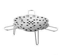 SiSinkal Panier vapeur pliable en acier inoxydable 304, grille de cuisson vapeur extensible avec base stable pour divers pots, outil de cuisine compact pour une cuisson saine des légumes et des