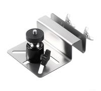 SiSinkal Support de gouttière réglable en acier inoxydable pour Eufy Solocam S340, support de caméra rotatif à 180° pour Arlo pour REOLINK, fixation de sécurité résistante aux intempéries pour