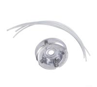 SiSinkal Tête de tondeuse à gazon avec ligne en nylon et acier, pièce de rechange pour mauvaises herbes épaisses et brosse, outil de jardin facile à installer pour les tâches d'aménagement paysager