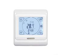 SiSinkal Thermostat intelligent programmable pour chauffage au sol électrique avec écran tactile intuitif, capteurs et sécurité, contrôleur de température à économie d'énergie pour usage résidentiel