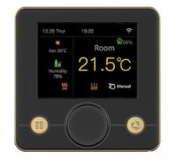 SiSinkal Thermostat WiFi intelligent programmable avec écran LCD RVB et commande vocale de configuration BLE via Alexa Google Assistant Calendrier personnalisé pour chauffage électrique au sol