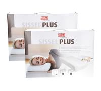Sissel® Plus Oreiller Orthopédique + Taie Stretch Set(S) 2x1 pc(s)