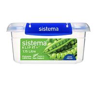 Sistema 886507 Klip It Plus Récipient en polypropylène, rectangulaire, 1 l, anti-goutte