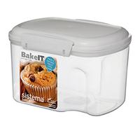 Sistema Bake IT Boite de Rangement Cuisine | 1,56 litres | Récipient de Conservation pour Aliments secs | sans BPA | Parfait pour céréales, Farine, pâtes et Autres