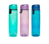 Sistema Borraccia Flip Top, Tritan, Trasparente, Lt 1, 1Lt