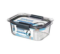 Sistema Brilliance Boîte de Conservation Alimentaire empilable en Tritan avec Couvercle sans BPA Gris/Transparent 920 ML