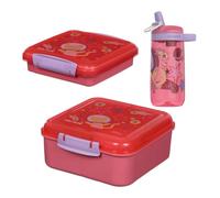 Sistema Ensemble déjeuner Expressions, Bento 1,25L + Sandwich 450ml + Easy Sip 500ml, boîte à déjeuner et bouteille, design « Kitty »