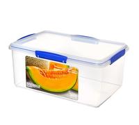 Sistema KLIP IT Boîte de Conservation Alimentaire Rectangulaire, 9,67 L | Récipient Empilable, Couvercle Hermétique, Conception Transparente, Compatible Micro-Ondes et Rangement Optimisé en Cuisine