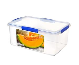 Sistema KLIP IT Boîte de Conservation Alimentaire Rectangulaire, 9,67 L | Récipient Empilable, Couvercle Hermétique, Conception Transparente, Compatible Micro-Ondes et Rangement Optimisé en Cuisine
