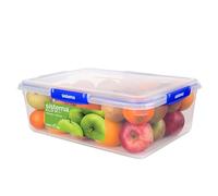Sistema KLIP IT PLUS Boîte de Conservation Alimentaire Rectangulaire, 7,5 L | Récipient Antifuite, Couvercle Hermétique, Conception Transparente, Compatible Micro-Ondes et Rangement Optimisé en Cuisine