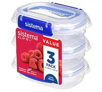 Lot de 3 Boîtes alimentaires hermétiques 180 ml