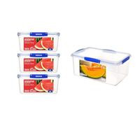 Sistema KLIP IT PLUS Récipients de conservation alimentaire | 3,35 litres 3 Pack | Lot de récipients & Récipient de conservation des aliments KLIP IT | 9,6 L | Boîte alimentaire empilable