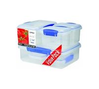 Materiel chr pro Lot de 6 boîtes de rangement - Transparent