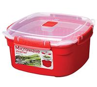 Sistema Microwave Steamer Container with Removable Tray, 2.4 L