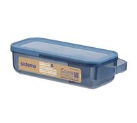 Sistema Ocean Bound Slide N Snack Récipient alimentaire en plastique avec compartiments, 445 ml, sans BPA, bleu sarcelle ou bleu (couleur non sélectionnable)