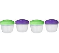 Sistema Récipients de rangement ronds Yogurt To Go de 150 ml, contenants de rangement empilables avec couvercles, paquet de 2 (Lot de 2)