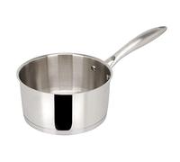Sitram 711606, Casserole Charleston en acier inoxydable qualité professionnelle Ø 20 cm - tous feux dont induction, Argent