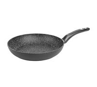 Sitram 711702, Poêle Gamme Granité Ø24 cm en aluminium forgé noir - Revêtement intérieur effet pierre anti-adhérent sans PFOA - tous feux dont induction