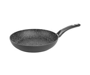 Sitram 711702, Poêle Gamme Granité Ø24 cm en aluminium forgé noir - Revêtement intérieur effet pierre anti-adhérent sans PFOA - tous feux dont induction