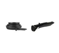 Sitram - 712757 Lot de 3 poêles Sitramovible en aluminium pressé Ø20/24/28cm & 712773 SITRAMOVIBLE - Poignée amovible pour poêle, casserole, wok, sauteuse des gammes Sitramovible