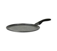 Sitram 714224 Crêpière Fonte d'aluminium Ø 30 cm - Revêtement anti-adhésif sans PFOA Whitford Xylan 2 couches effet pierre - Manche thermorésistant soft touch - Tous feux dont induction