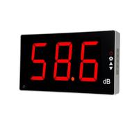 SIUKE Compteur de Bruit, Sonomètre avec Grand écran L Sonomètre numérique Mural Sonomètre numérique Testeur de des décibels Instrument de Mesure du Volume sonore Plage de Mesure 30-130 DB avec Alarme