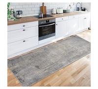 Siunwdiy Gris Tapis de Cuisine Devant evier,Tapis de Passage 80X170CM Antidérapant Tapis de Couloir Lavable Fin Tapis de Sol Long Tapis de Salon Chambre Cuisine