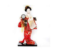 Siunwdiy Poupée Japonaise de Geisha Ornements Artisanat Japonais Statuettes Résine Creative Folk Ethnique Figurine Cadeau pour Magasin Home Jardinage Chambre Bureau,S,12" (30cm)