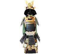 Siunwdiy Statue d'armure de samouraï japonais, sculptures d'intérieur vintage, guerrier antique statue de bureau en métal artisanat décoration, C