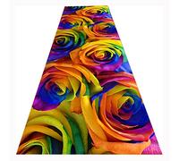 Siunwdiy Tapis de Couloir Extra Long, Tapis de Couloir étroit pour escalier de Cuisine avec Envers antidérapant, 40 cm/50 cm/60 cm/70 cm/80 cm/100 cm/120 cm/140 cm de Large,Colour,140x180cm