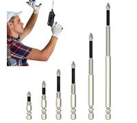 Siuwddee Jeu D'Embouts De Perceuse Magnétiques - Set de 6 Embouts de Perçage - Outillage Électrique Et Manuel Pour Maison Garage Bricolage Électricité