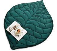 Sivio Couverture Pondérée Adultes 3.2 kg 104x135 cm, Velours Cristal Doux, Relaxation & Voyage, Toutes Saisons, Lavable | Vert Foncé