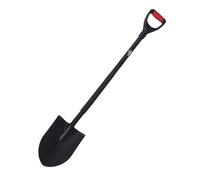 siwitec Balayeuses de Jardin Rondes SG-220 en Acier pour sols Souples et Peu pierreux | Balayeuses ergonomiques | Longueur: 118 cm | Noir | Pelle | Pelle | Balayeuses de Jardin