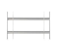 siwitec Grille de fenêtre anti-effraction extensible en acier brut 500-650 | Extensible grâce à plusieurs grilles les unes aux autres, matériel de montage inclus