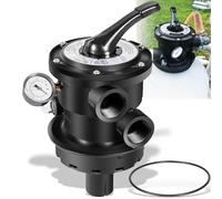 sixcow Valve multiport de rechange Hayward SP0714T VariFlo XL pour filtre à sable hors-sol série Pro ou VL, plomberie de 3,8 cm, vanne de contrôle 7 positions