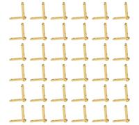 Sixfolo 30 Pièces Mini Charnière pour Boite à Bijoux,30 x 30mm | Petite Charnière Invisible Or 270 Degrés,Charnière Cachée de Meuble en Alliage de Zinc avec Vis pour Petit Boîtes en Bois