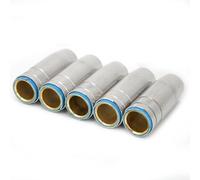 SIXRUN 5pcs MB 25AK Buse de Gaz 15mm Conique pour Torche de Soudage MIG MAG Binzel, avec Placage Cuivre Ajustement de Précision