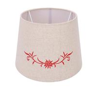 SIXRUN Abat-jour de Lampe de Table, 8,5 Pouces, Tissu de Lin, Compatible | Anneau adaptateur intérieur amovible, diffusion de lumière douce pour la lecture au chevet, la table de nuit et