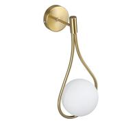 SIXRUN Applique Murale Goutte d'eau LED Globe Applique Murale Dorée Lampe de Décoration Intérieure pour Salon Chambre Allée Escaliers Applique Murale Goutte d'eau