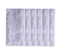 SIXRUN Autocollant Mural Rétro en PVC, 30x15cm, Papier Peint Auto-adhésif Mat, pour la Décoration de la Maison, 6 Pièces