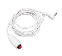 SIXRUN Bouton Poussoir Cordon D'appel Patient, Interface 6,35 Mm | Bouton d\'appel de remplacement avec clip, longueur de câble , poignée étanche en ABS, alerte patient au chevet,