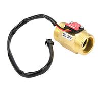 SIXRUN Capteur de Débit D'eau G1in, Interrupteur de Débitmètre à Effet Hall pour Compteur à