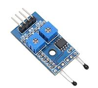 SIXRUN Capteur Thermique Module, Sortie Numérique Interrupteur | Matériau ABS, fonctionnement 3,3 V-5 V, installation facile, réglage du potentiomètre