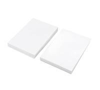 SIXRUN Cartes Postales Vierges Blanches 4x6, Grand Espace pour Dessiner, 100 Pièces, Cartes Vierges pour Enfants, Carte D'anniversaire, pour église/école