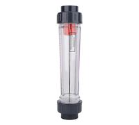 SIXRUN Débitmètre de Liquide Haute Précision pour la Mesure de L'eau Plastique ABS Transparent 1-10 M³/H Convient à Divers Liquides 15 X 3,7 X 3,7 Pouces